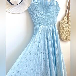 Oceanic Breeze strap a line maxi dress M to L